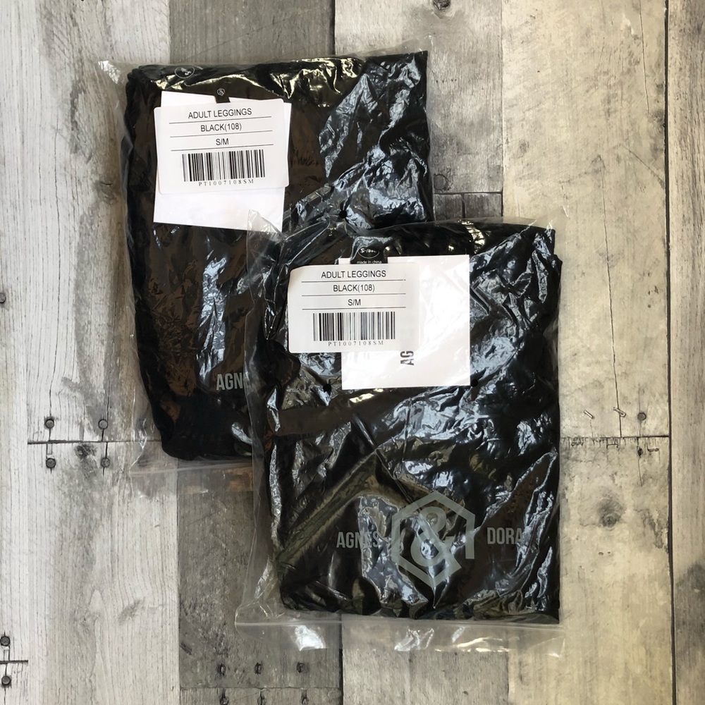 2 pairs of Black Leggings